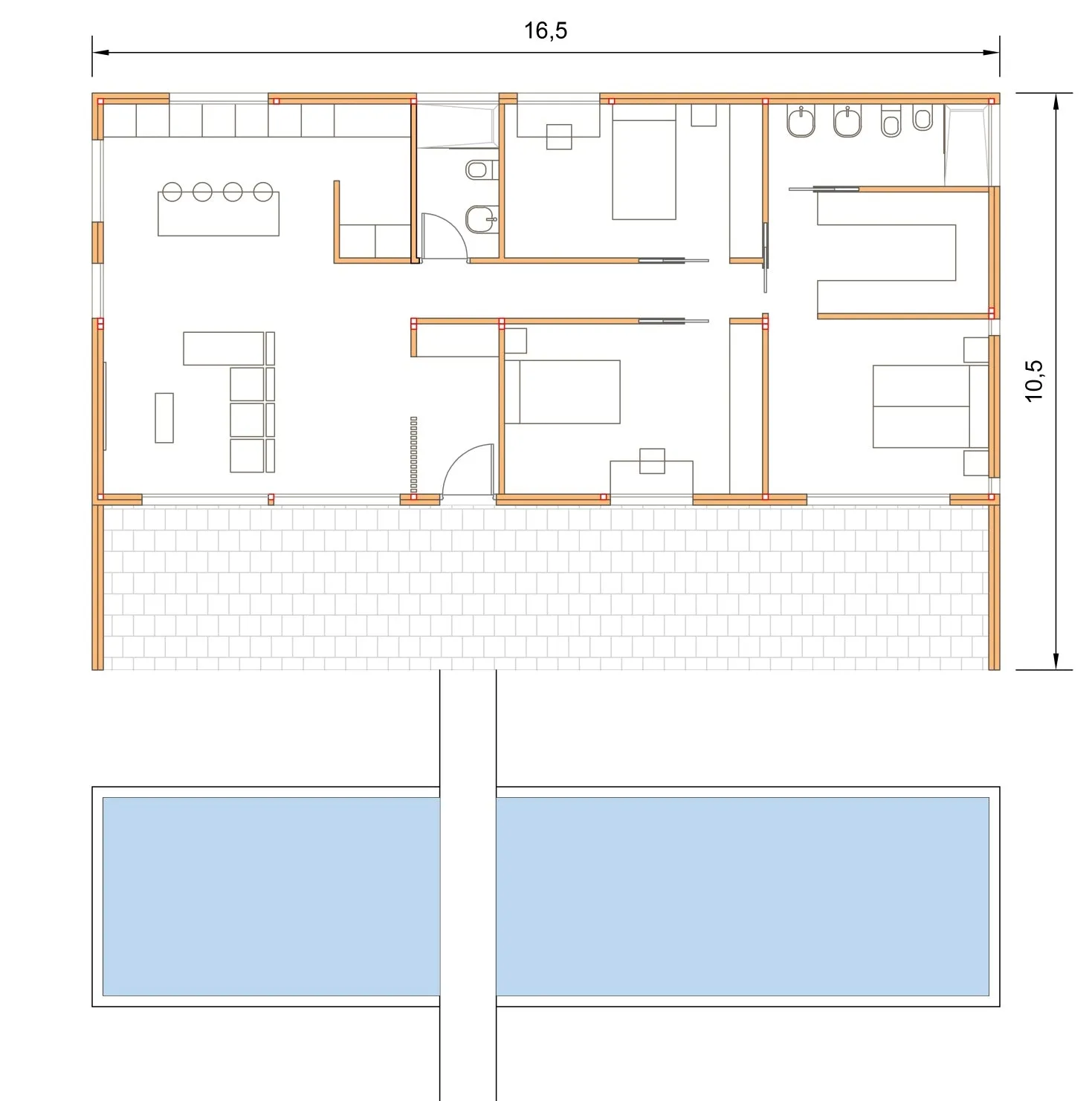 Plan de la maison Elegance