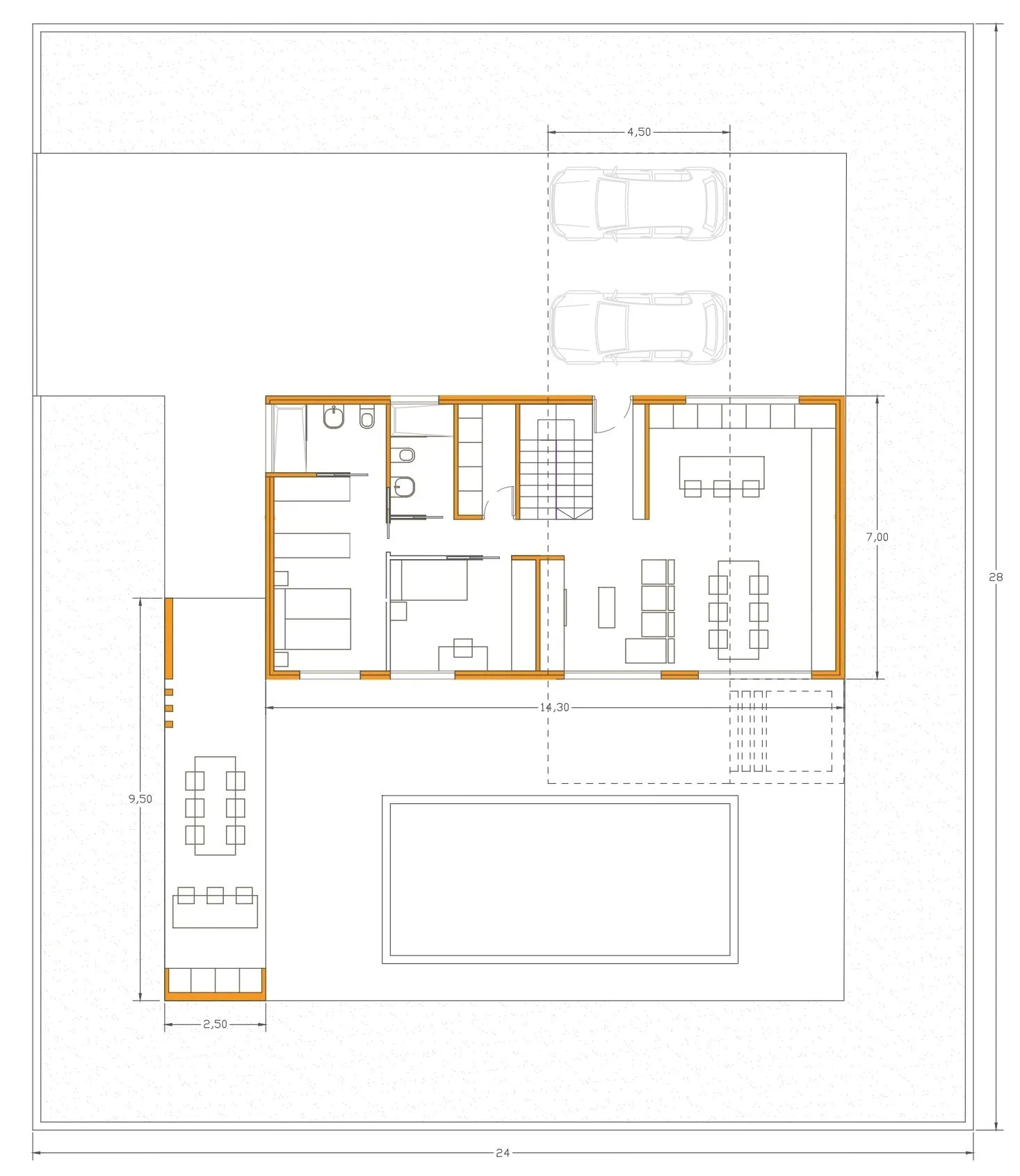 Plan de la maison Villa Arenal