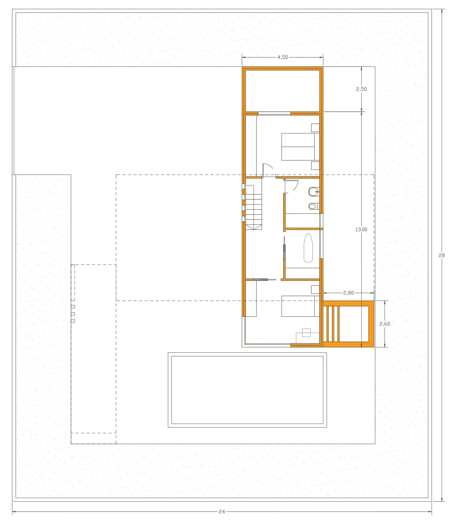 Plan de la maison Villa Arenal